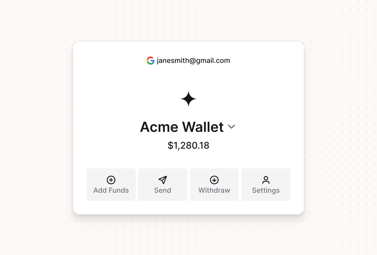 Para account widget